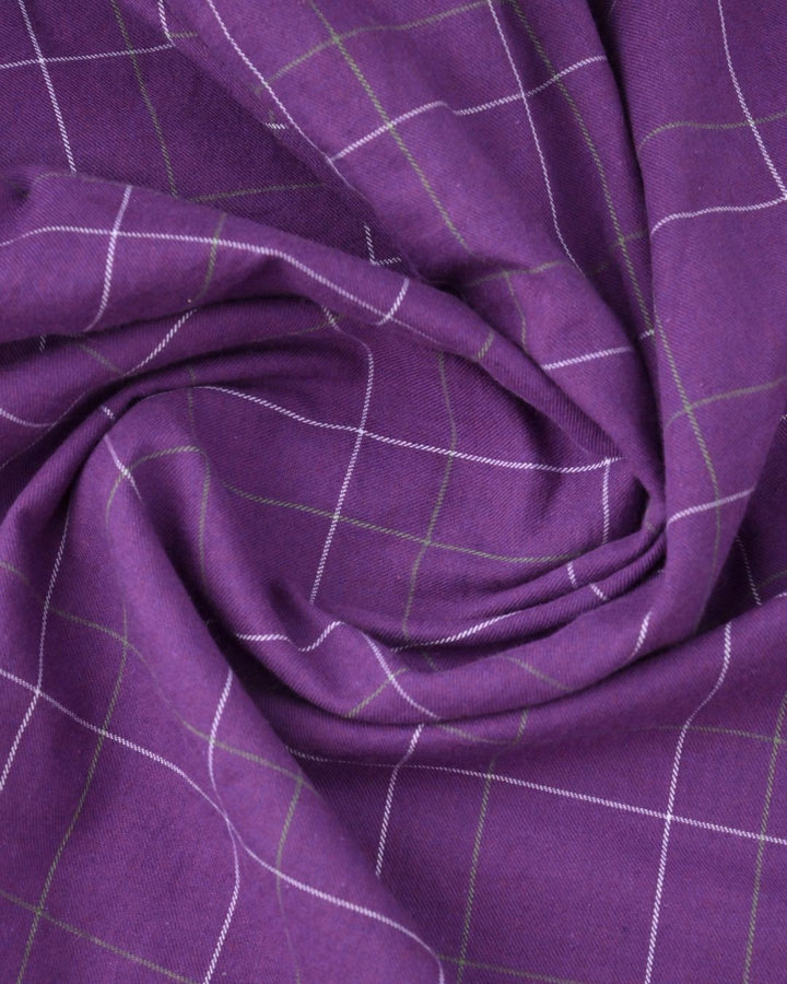Dark Purple Checks -Full-Stain Proof