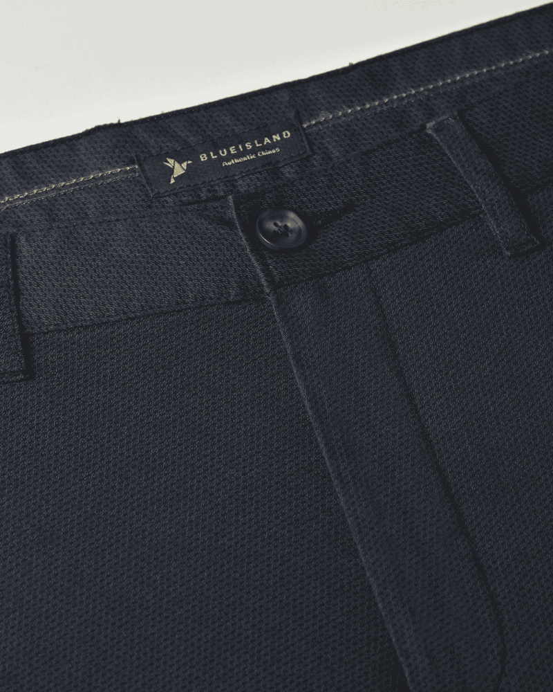 Black Sketchy Printed - 2 way stretch - COTTON PANT