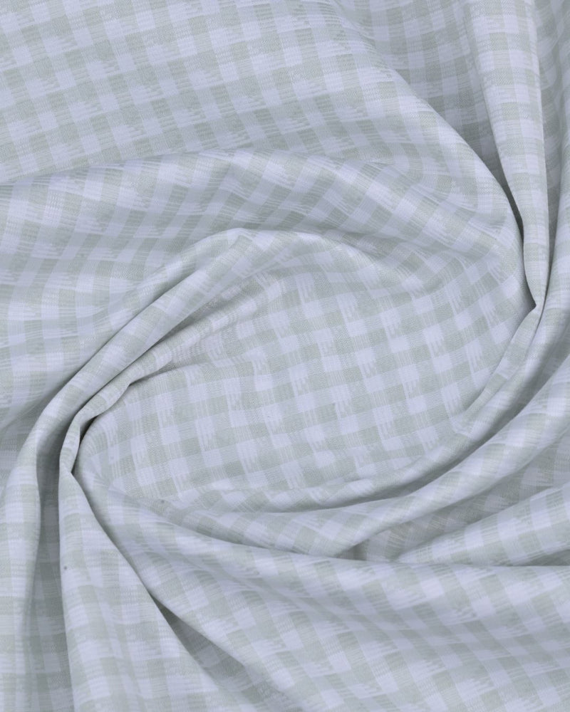 Lite Olive Soft Checks - Full-Cotton Rich