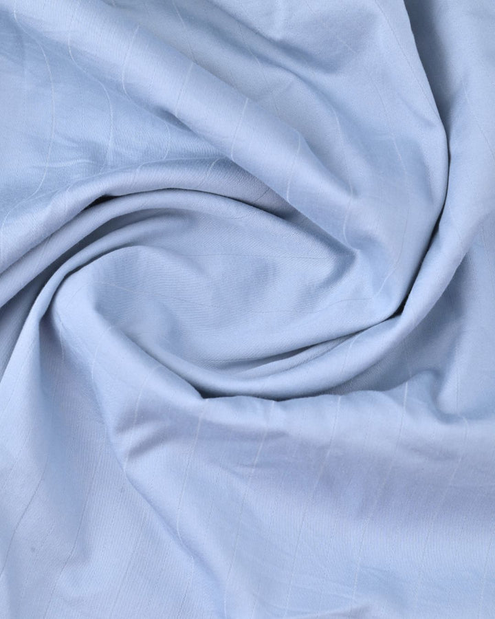 Teal Blue Vertical Stripes -Full-Stain Proof