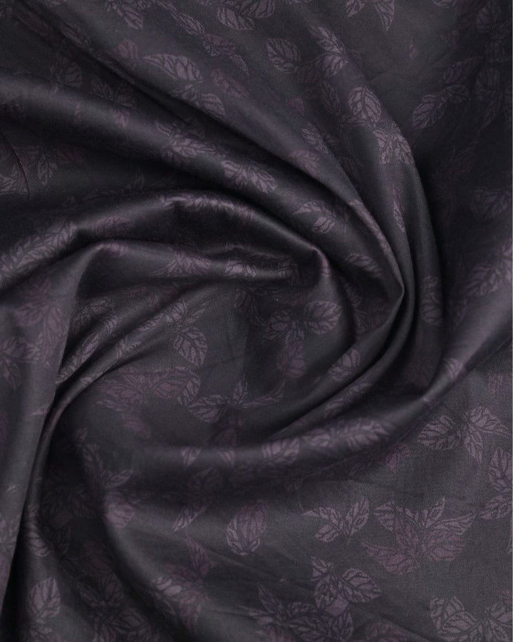 Purple Leaf Print -Full-Stain Proof