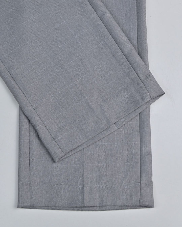 Grey Square Checks - Wrinkle free Formal Pant
