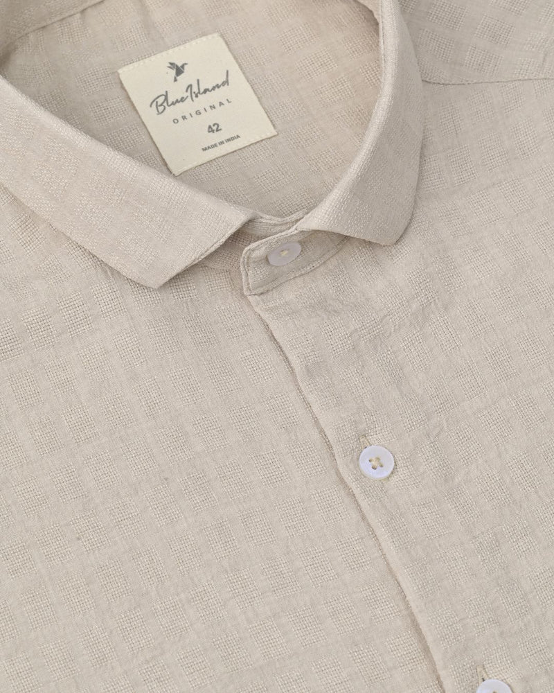 Sandal Grid Weave - Half Sleeve - Airlite Shirt