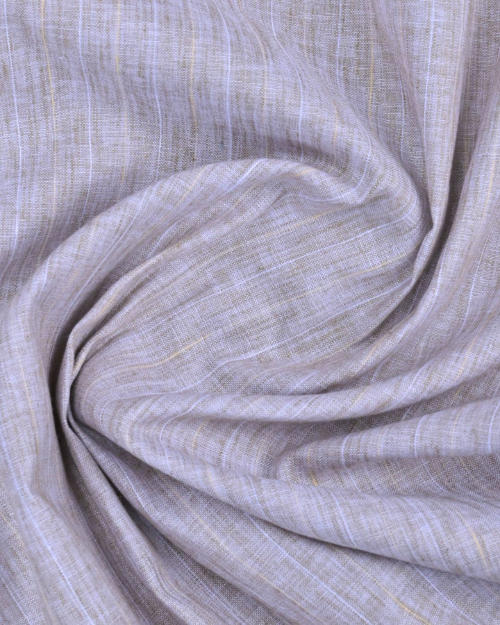 Wooden Brown &  Radium Line Stripes -Full-Bamboo Linen