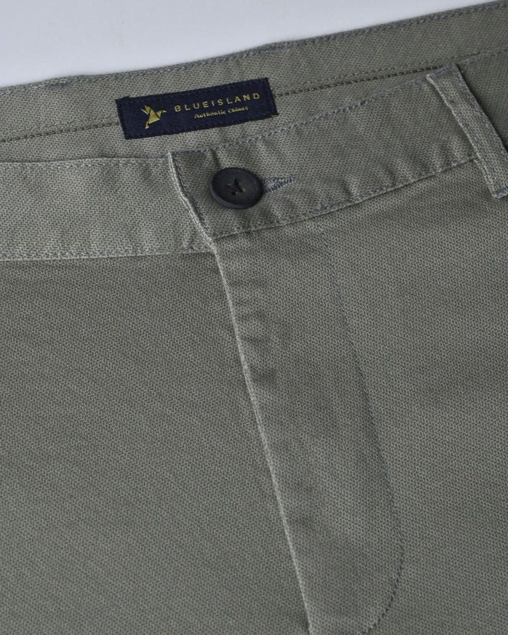Olive Petal Printed - 2 way stretch - COTTON PANT