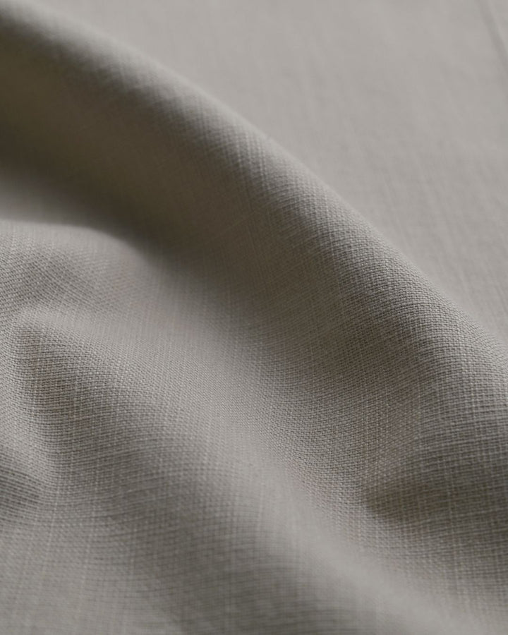 Dark Cream - 2 way stretch - COTTON LINEN PANT