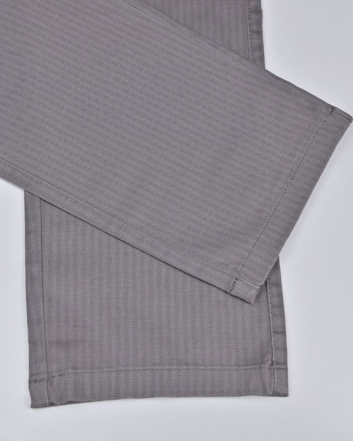 Grey Arrow Stripes - 2 way stretch - COTTON PANT