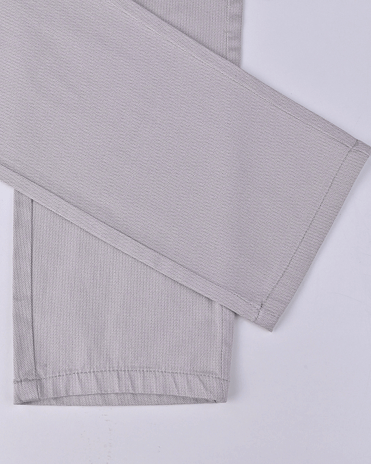 Cream Mix Dot Printed - 2 way stretch - COTTON PANT