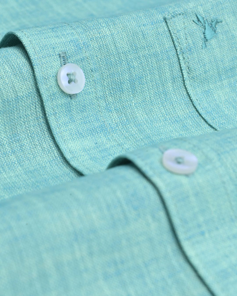 Lizard Green -Full-Bamboo Linen