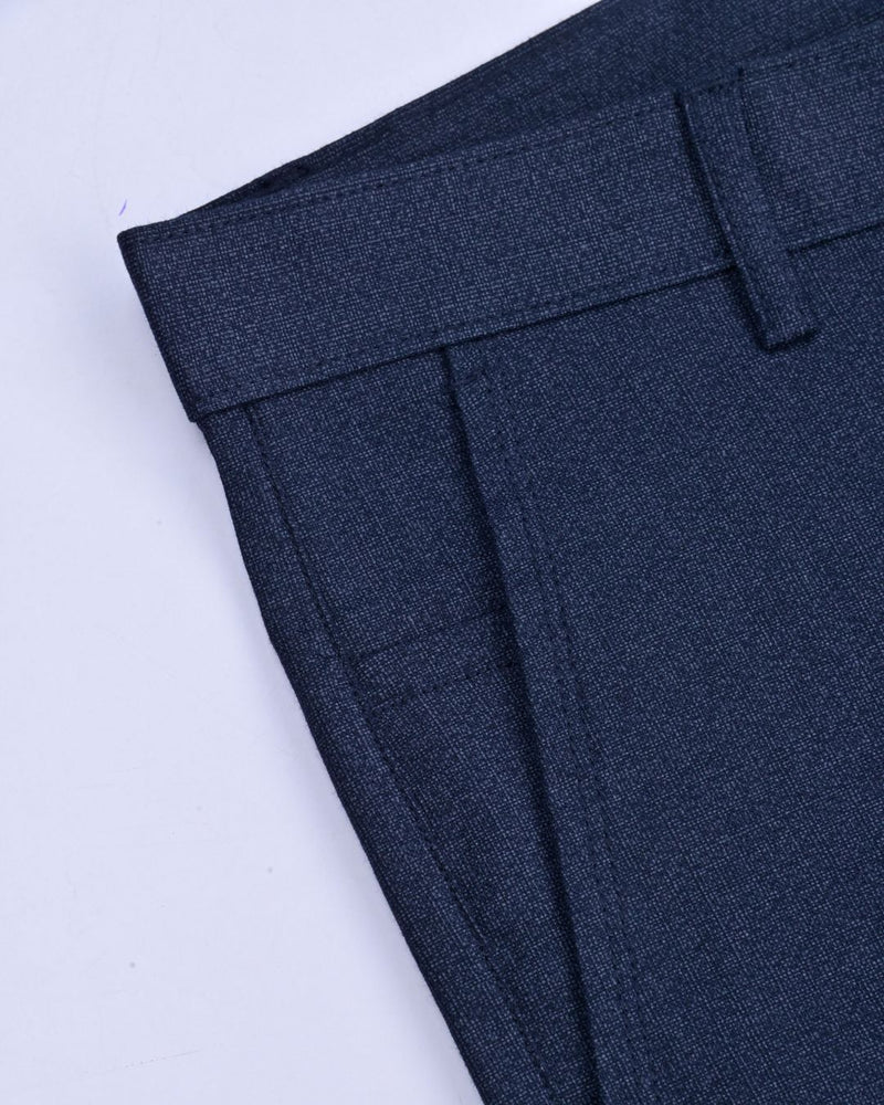 Navy Galaxy Print - 2 way stretch - COTTON PANT