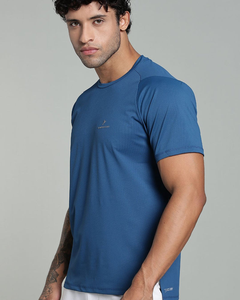 Stylish Blue - Active wear Round neck Tshirt