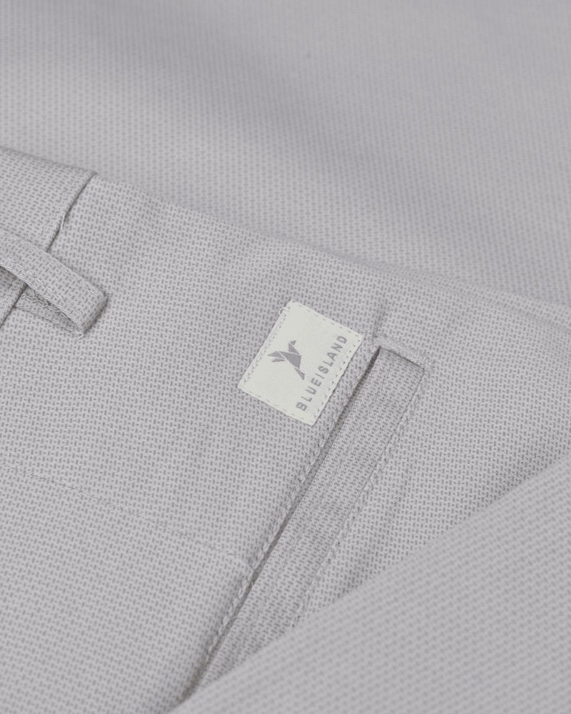 Cream Pixel Printed - 2 way stretch - COTTON PANT