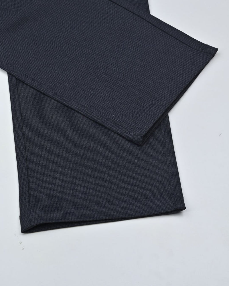 Black Mesh Printed - 2 way stretch - COTTON PANT