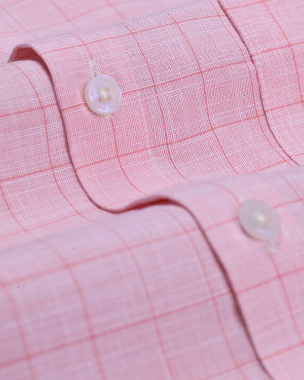Retro Orange Checks- Full-Cotton Rich