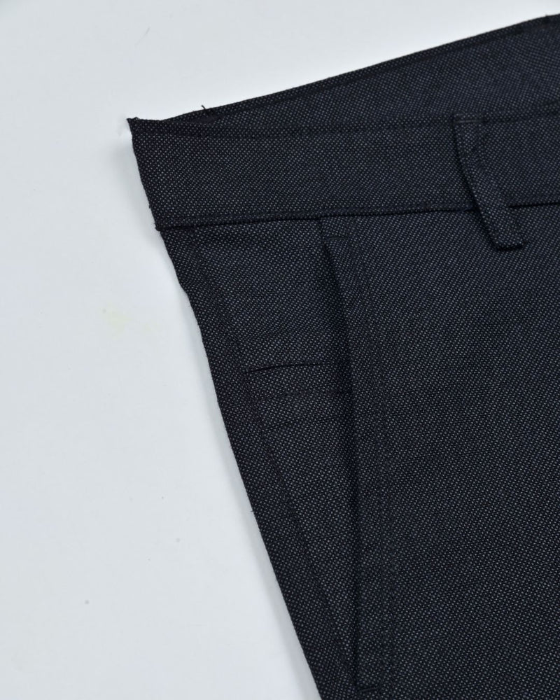 Black Steel Printed - 2 way stretch - COTTON PANT