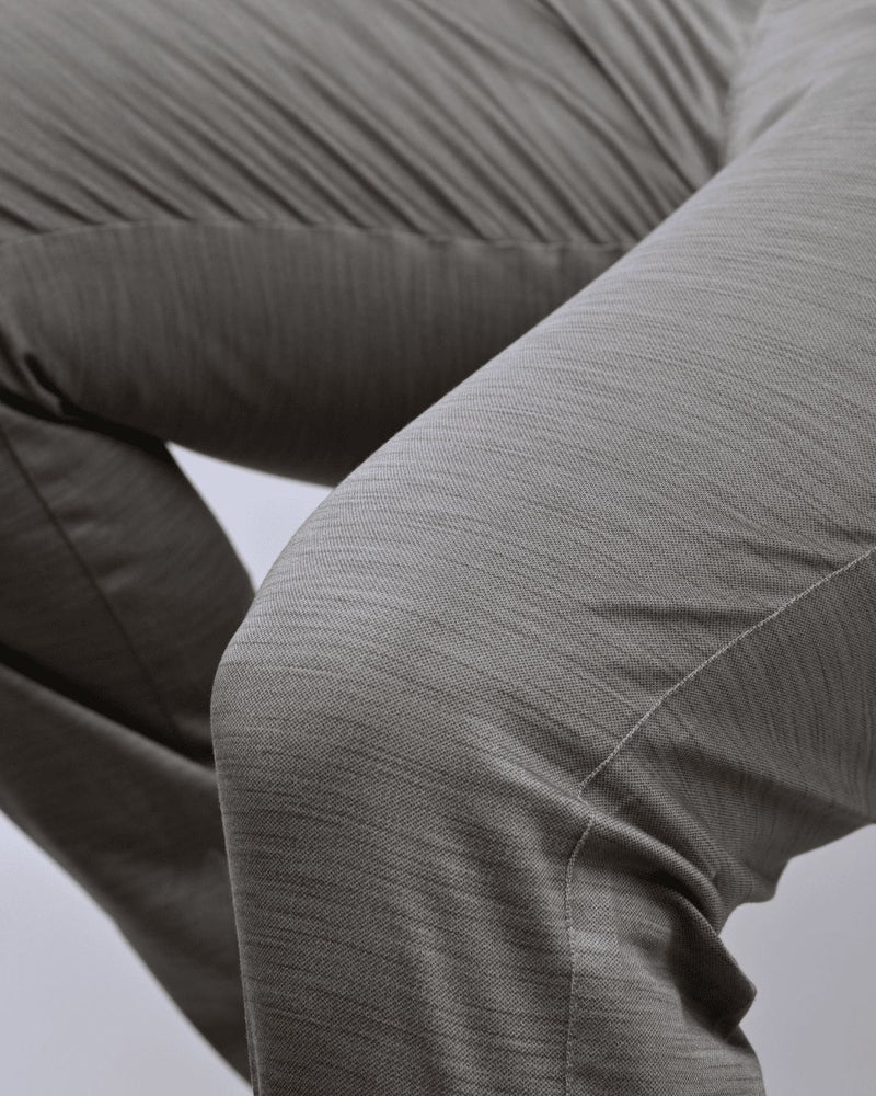 Grey Stripes - 2 way stretch - COTTON PANT