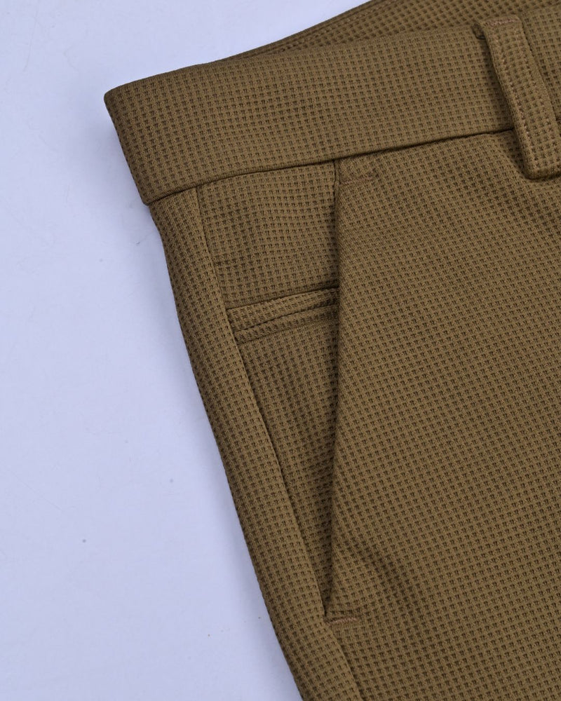Rich Brown Mini Checks - Power Stretch All Mode Pant