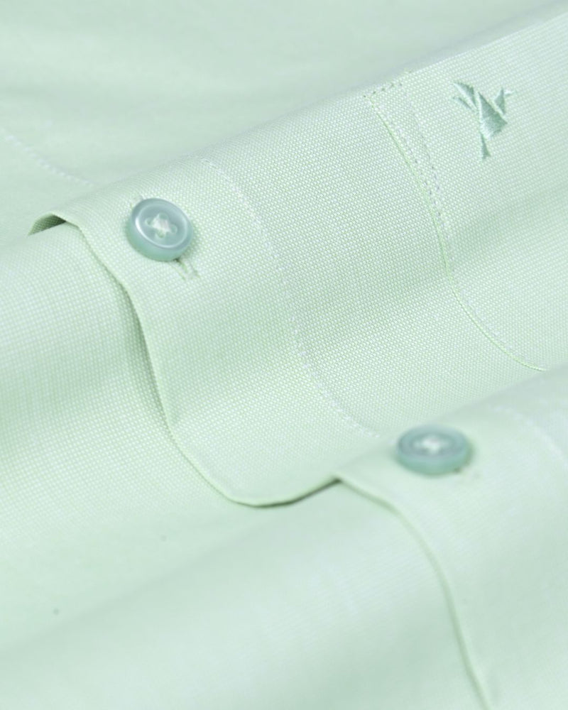 Pastel Green Solid - Full-Cotton Rich