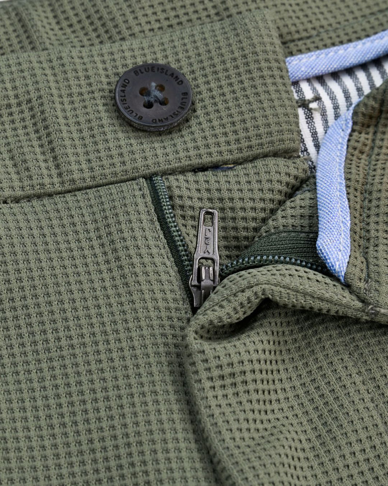 Mint Green Mini Checks - Power Stretch All Mode Pant