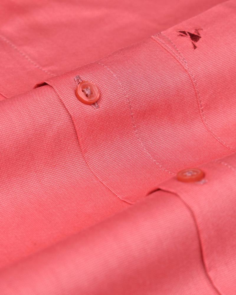 Bright Orange  Solid - Full-Cotton Rich