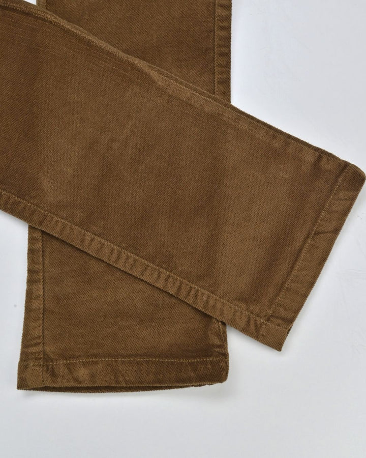 Golden Khaki Structured - Corduroy Pant