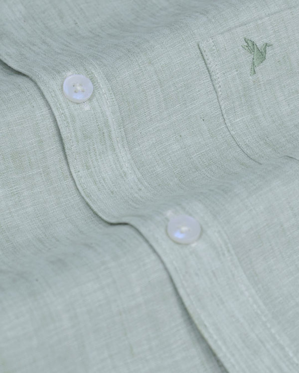 Lite Olive -Full-Bamboo Linen