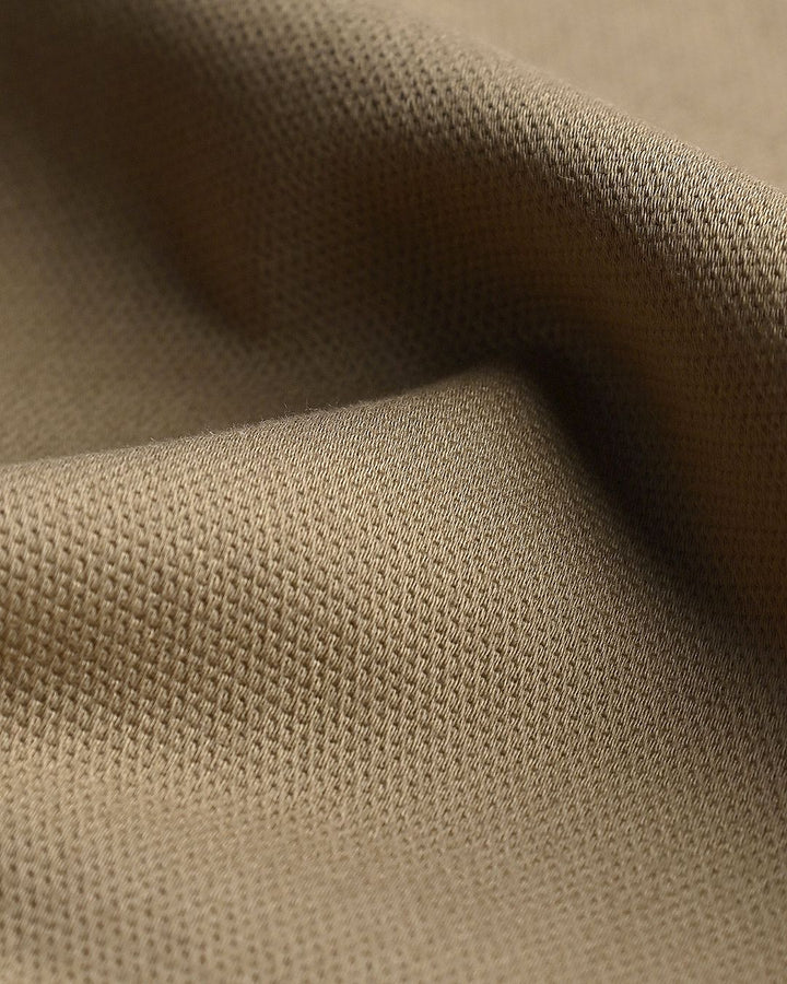 Dark Cream Grid Weave - Dobby Pant