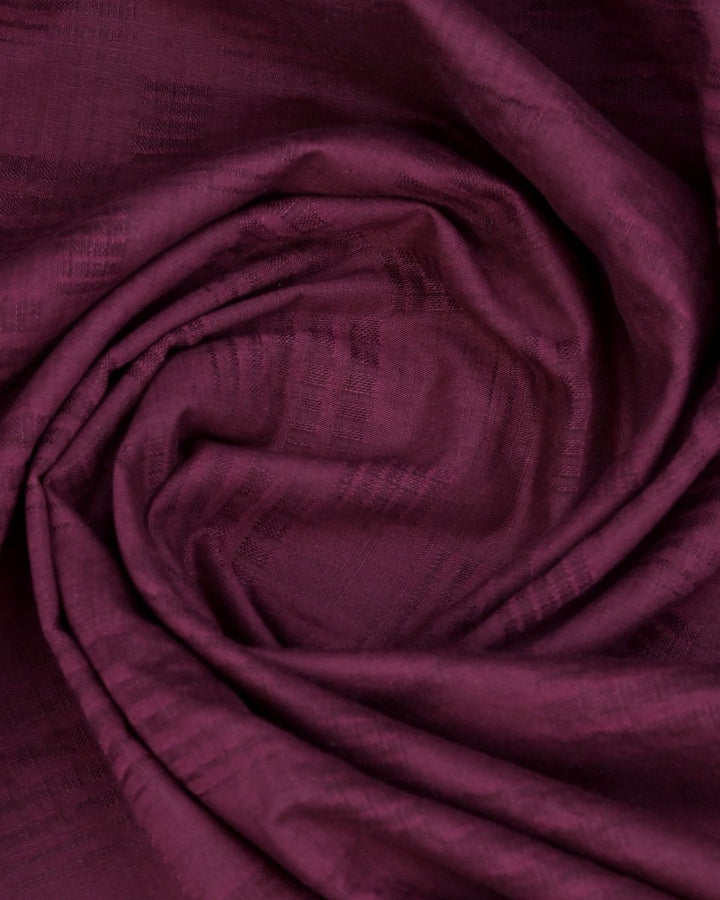 Maroon Self Pattern Print -Full-Stain Proof