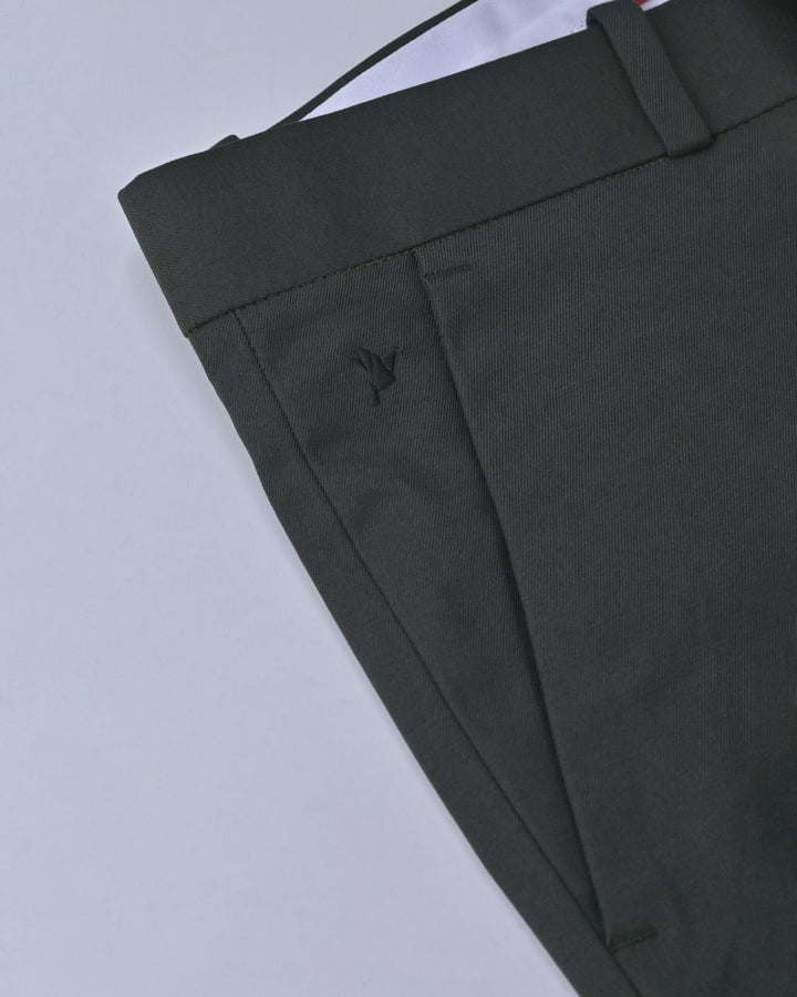 Turtle Green - Wrinkle free Formal Pant