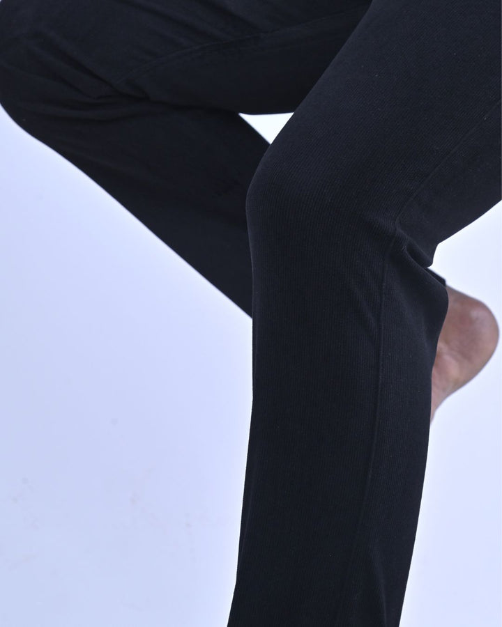 Black Fine Stripe - Corduroy Pant