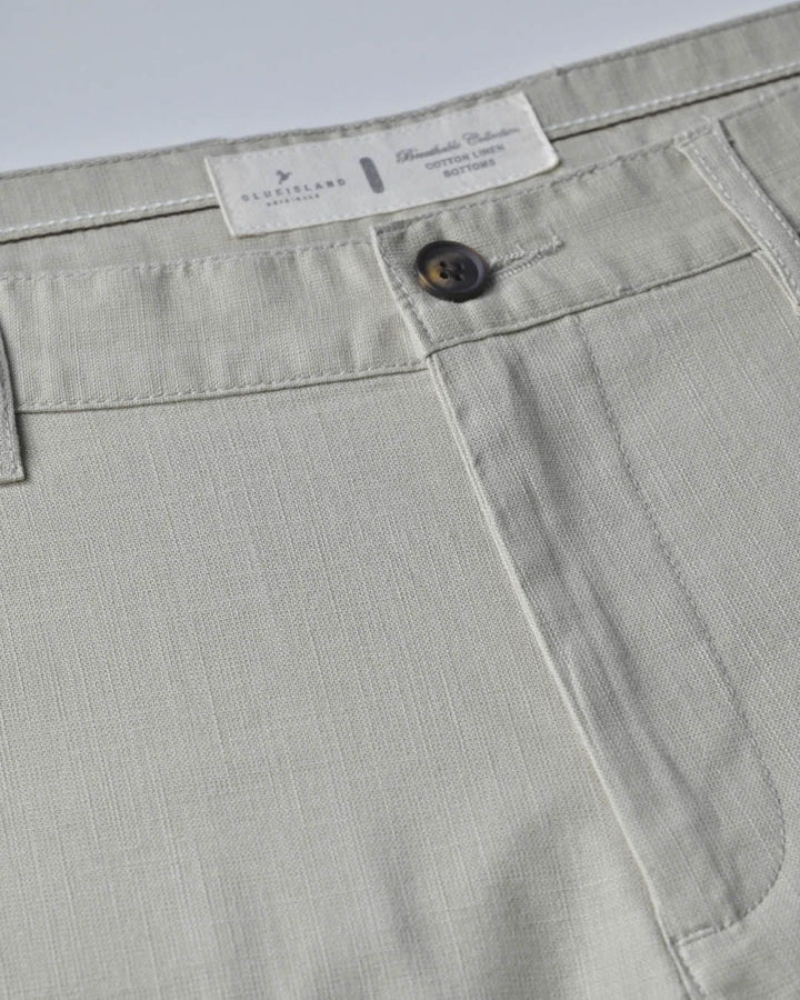 Dusty Cream - 2 way stretch - COTTON LINEN PANT