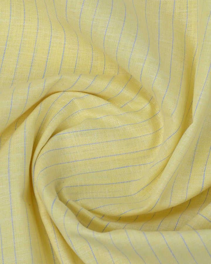 Spring Yellow Stripes -Full-Bamboo Linen