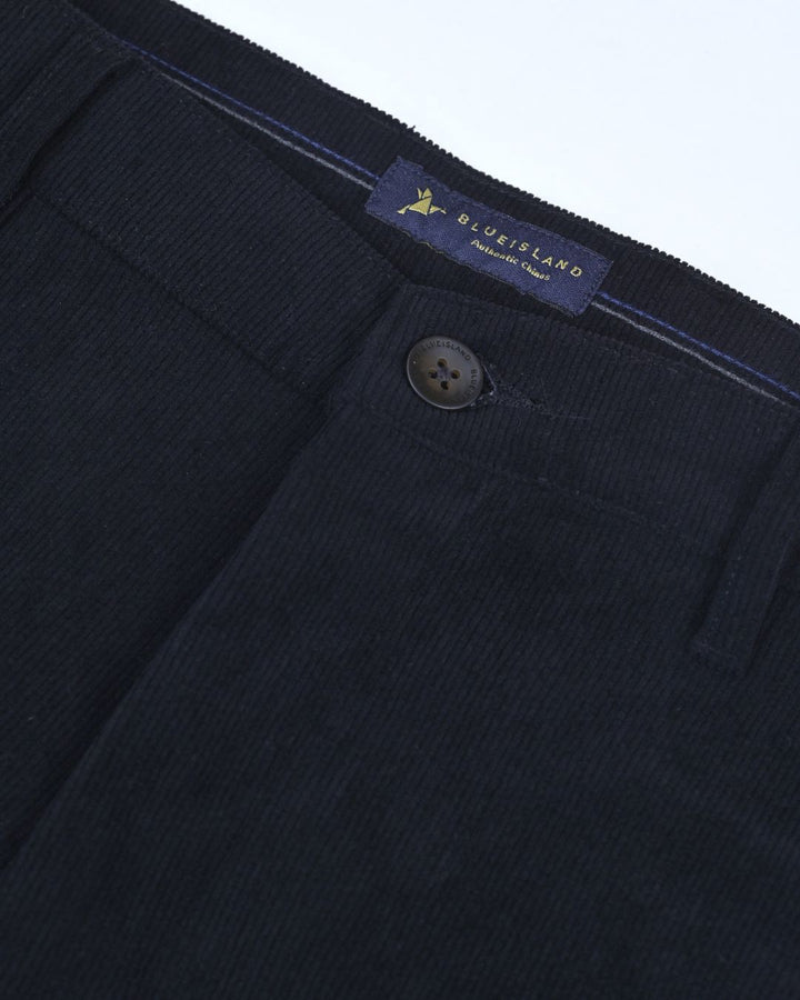 Black Fine Stripe - Corduroy Pant