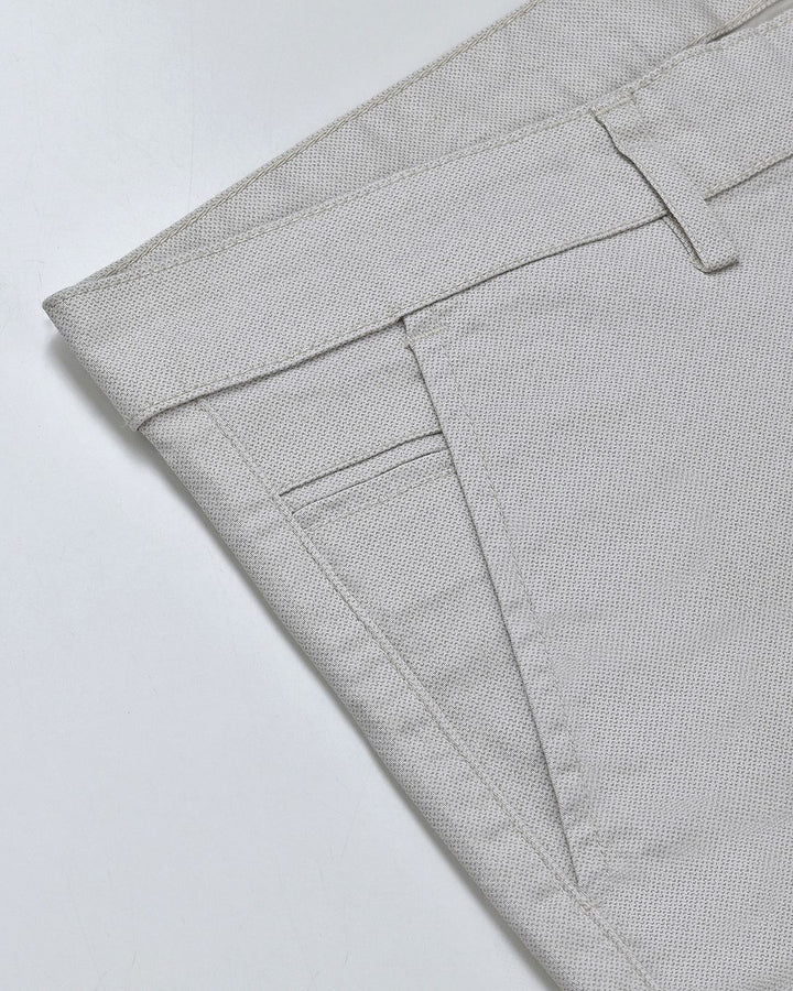 Metal Cream Printed - 2 way stretch - COTTON PANT