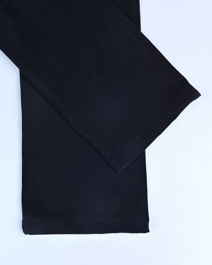 Black Fine Stripe - Corduroy Pant