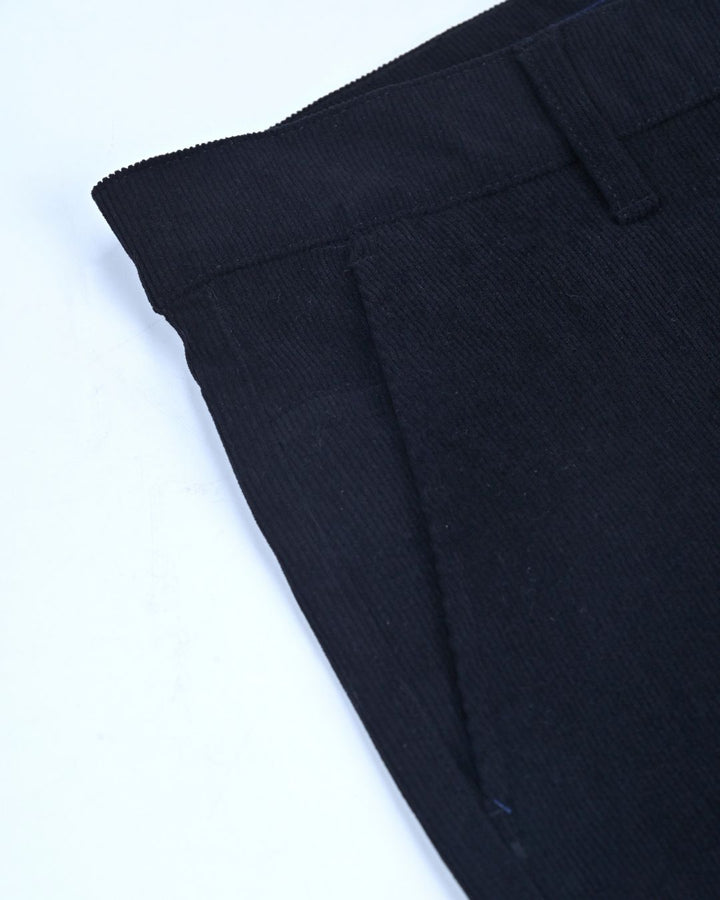 Black Fine Stripe - Corduroy Pant
