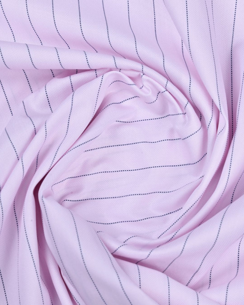 Pastel Pink Dotted Lines - Full-Cotton Rich