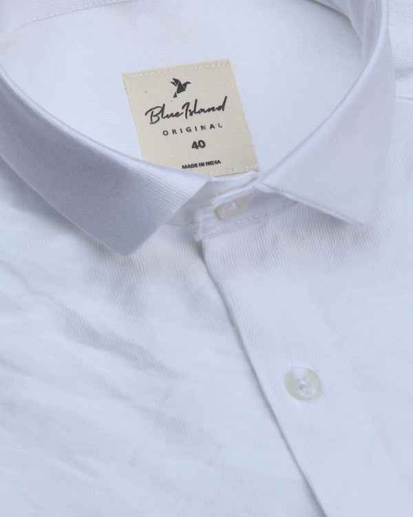 White Breeze Pattern - Half- Airlite Shirt