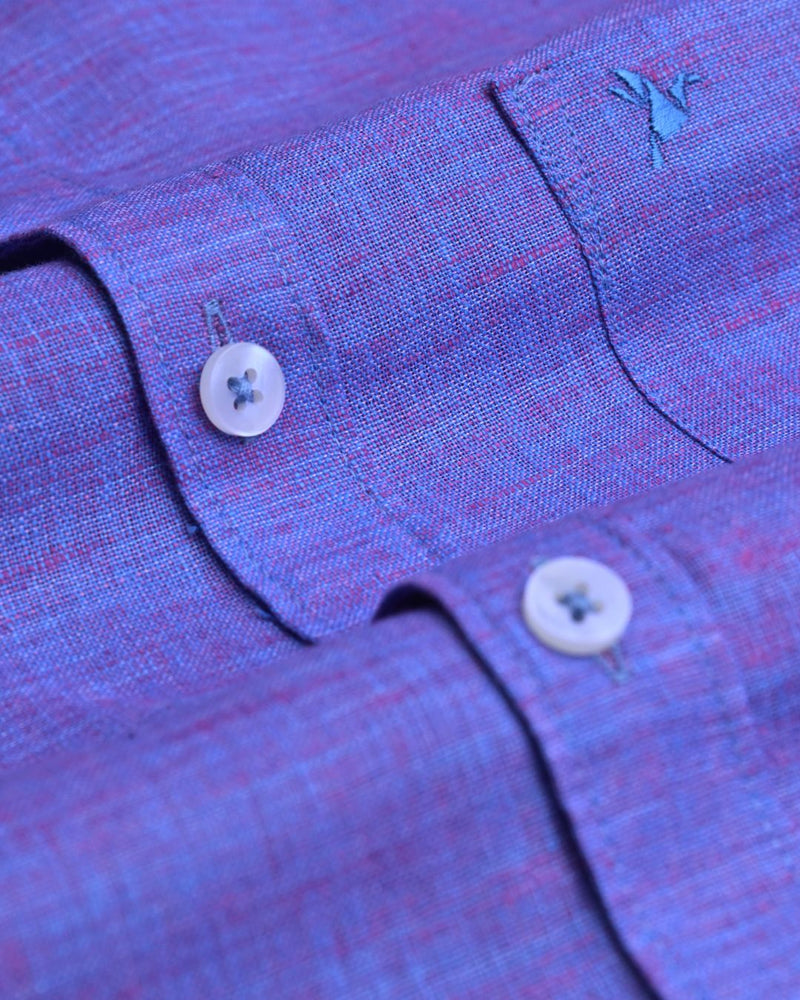 Indico Blue -Full-Bamboo Linen