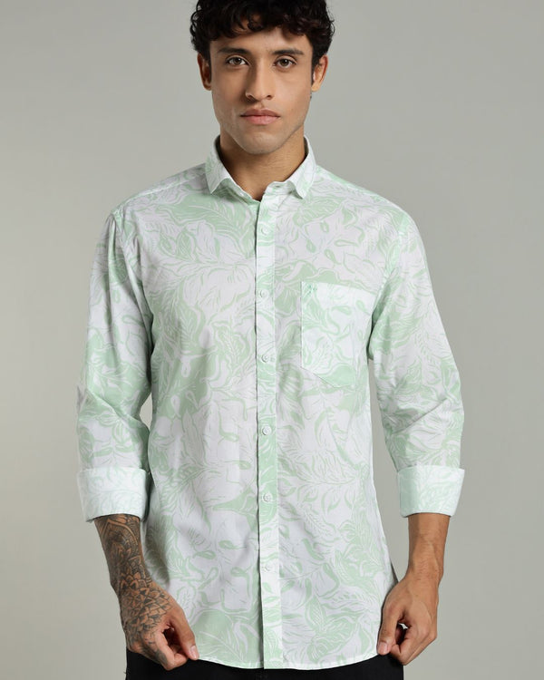 Goa Leaf Greeny Print -Full-Stain Proof