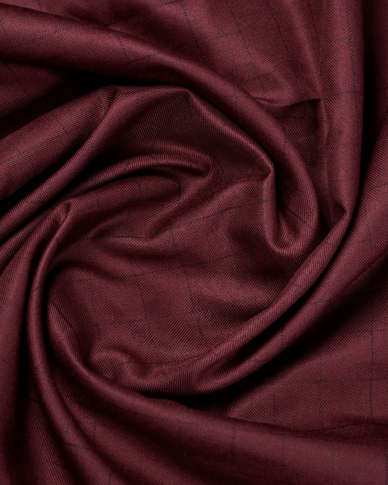 Ruby Red Checks- Full-Cotton Rich