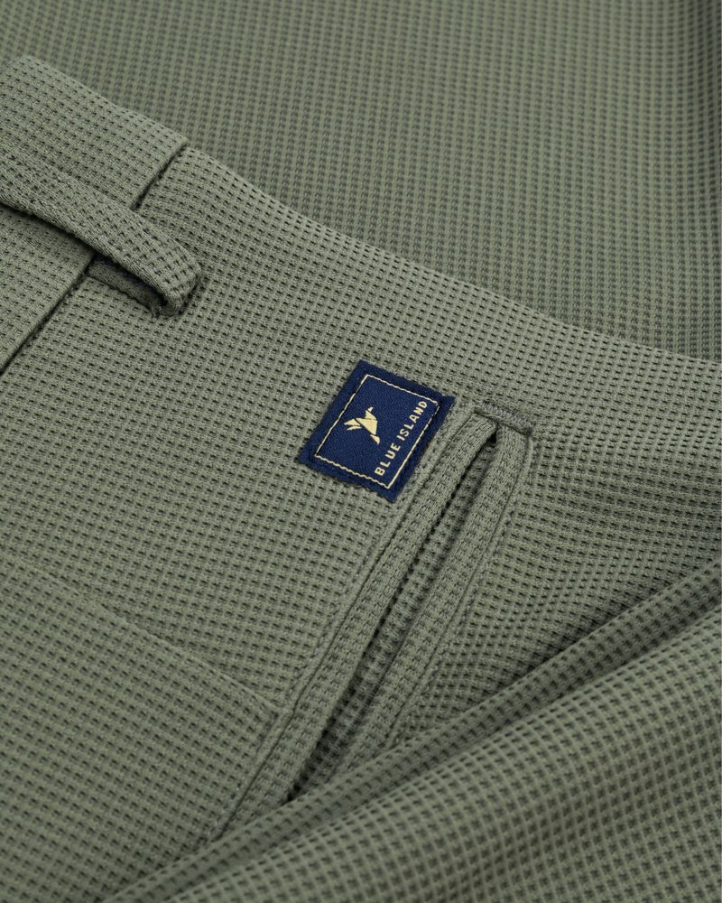 Mint Green Mini Checks - Power Stretch All Mode Pant