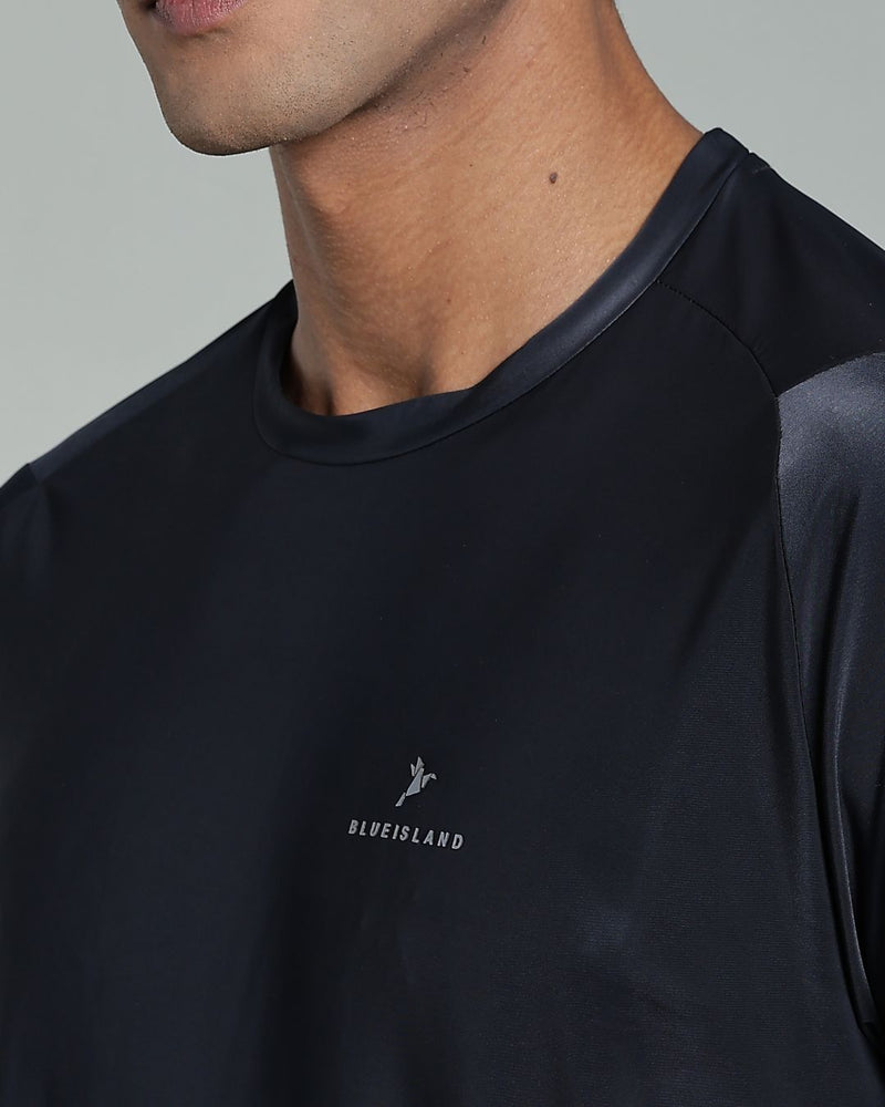 Graphite Grey - Active wear Round neck Tshirt