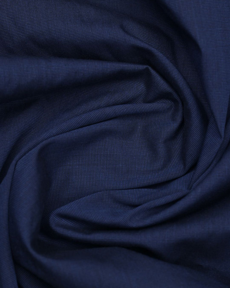 Sapphire Blue Solid - Full-Giza Cotton