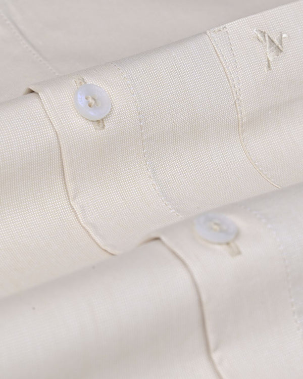 Soft Cream Solid - Full-Cotton Rich