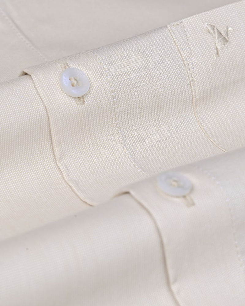 Soft Cream Solid - Full-Cotton Rich