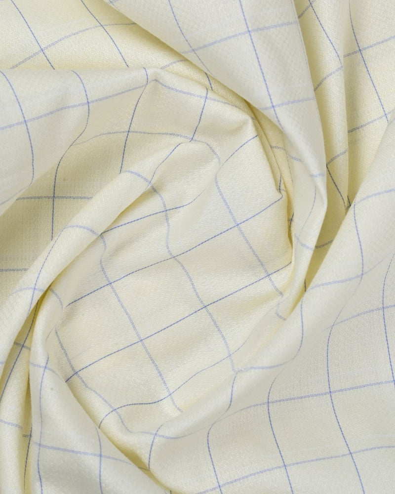 Vanilla Mist Checks- Full-Cotton Rich