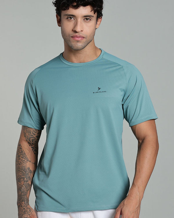 Lite Green - Active wear Round neck Tshirt