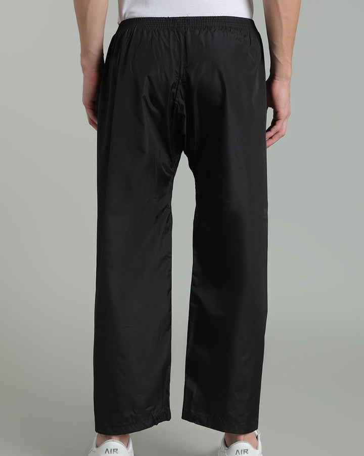 Black with Grey Shoulder Panel - Rain Jacket with Pant