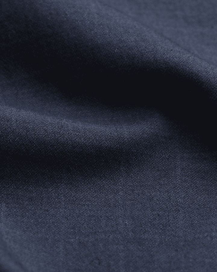 Navy Square Checks - 2 way stretch - COTTON PANT